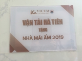 Vận Tải Hà Tiên tặng nhà mái ấm 2019